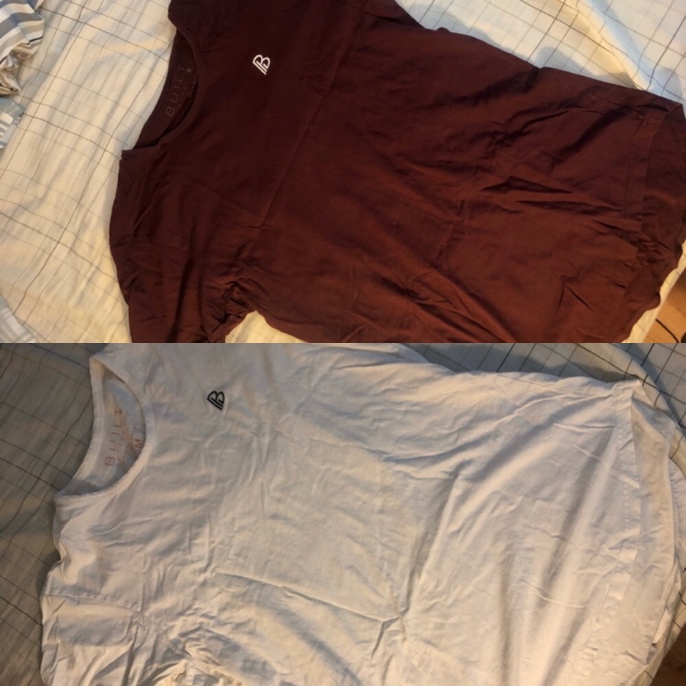 Two built shirts
